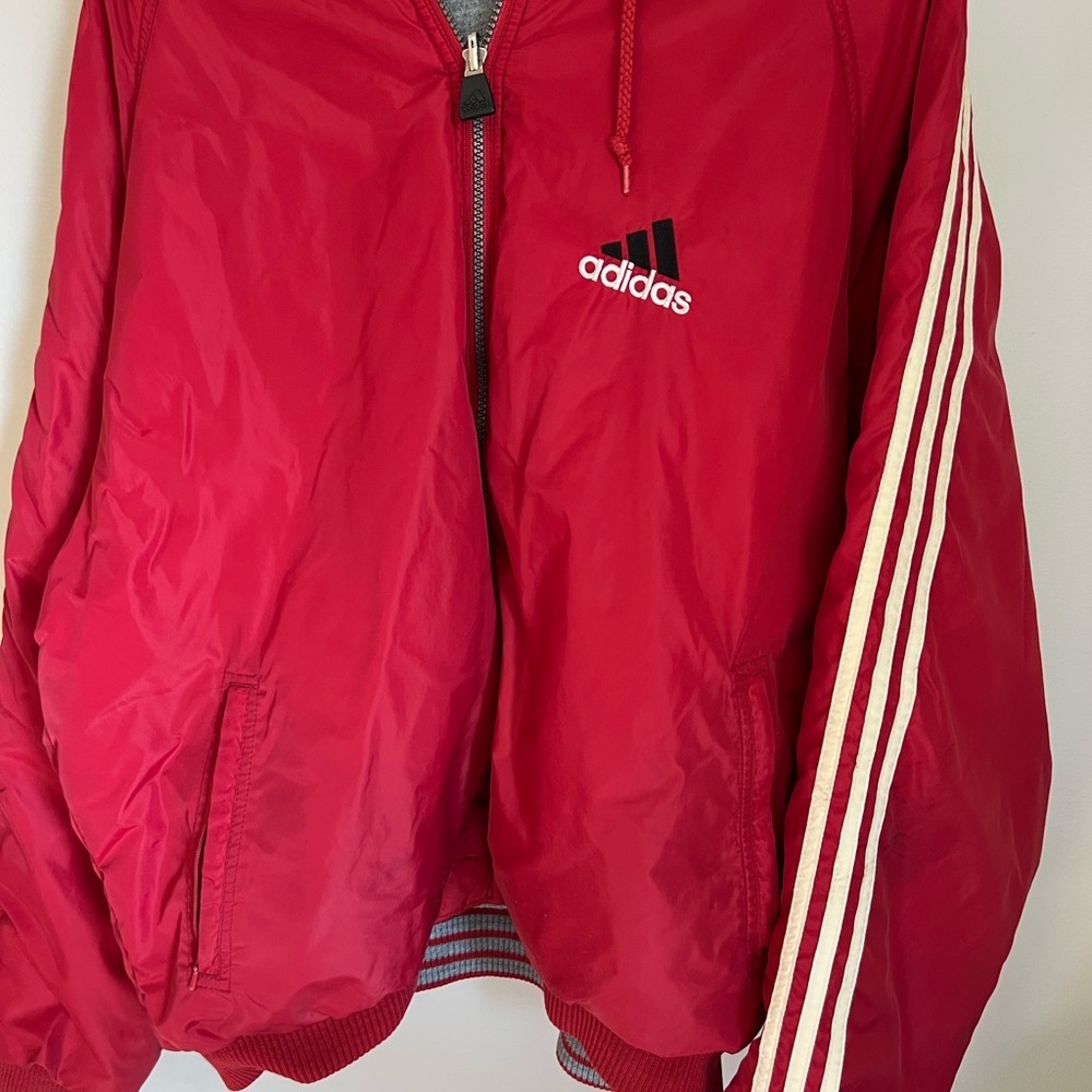 Vintage Adidas Reversible Jacket Size XL VTG Winter Jacket